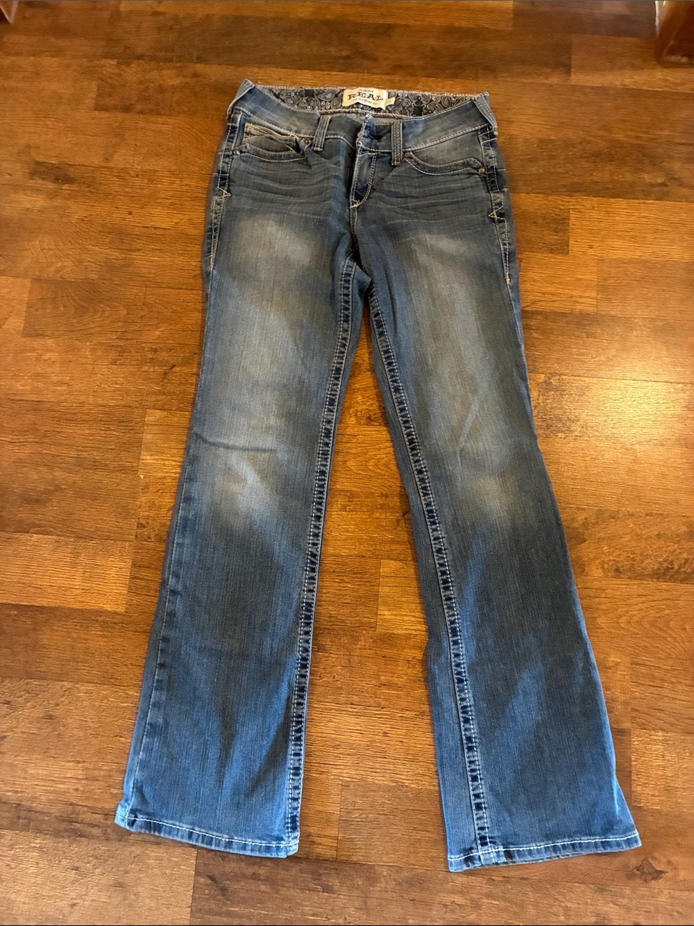 Ariat Women's Medium Wash Boot Cut Jeans 29L and 34” inseam